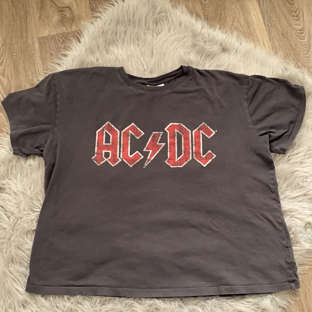 Oversized boxy cropped T-shirt